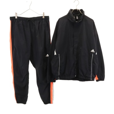 adidas アディダス ウインドブレーカー 上下セットアップ O ブラック