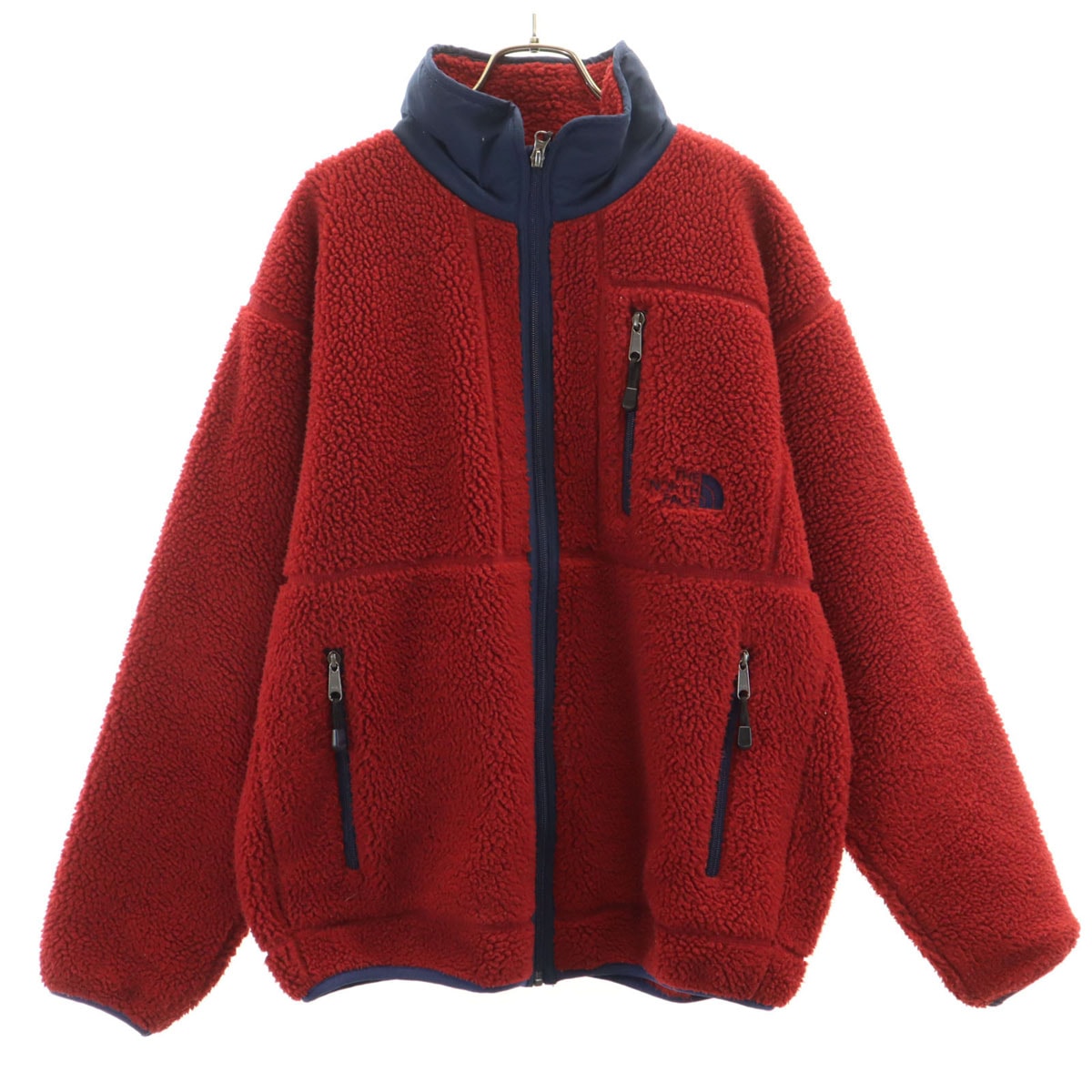THE NORTH FACE ノースフェイス フリースジャケット L レッド系 NA-1202 アウトドア