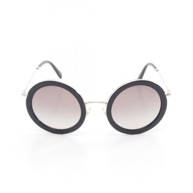 ミュウ ミュウ Miu Miu サングラス 衣料品 メタル / プラスチック レディース ブラック系 / シルバー系 SMU59U 【中古】