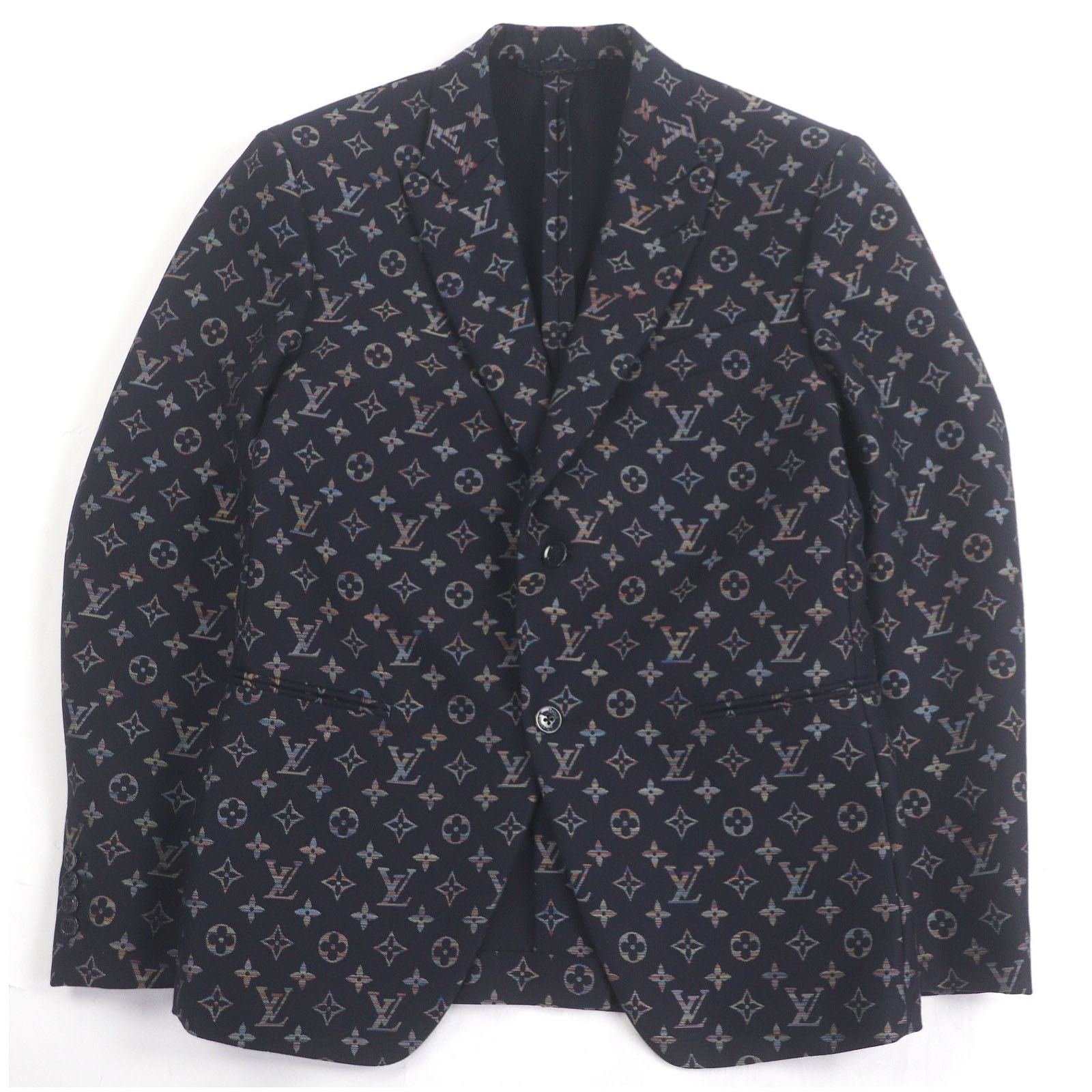 未使用に近い】極美品 ルイヴィトン テーラードジャケット ネイビー