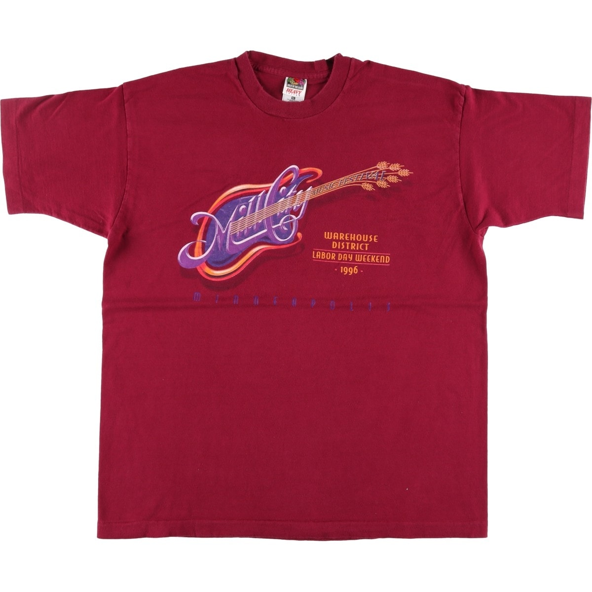 古着 90年代 フルーツオブザルーム FRUIT OF THE LOOM MUSIC FESTIVAL ミュージック フェスティバル バンドTシャツ バンT USA製 メンズXL相当 ヴィンテージ/eaa628385