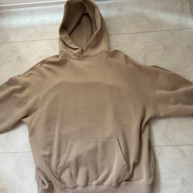 essentials パーカー ベージュ L