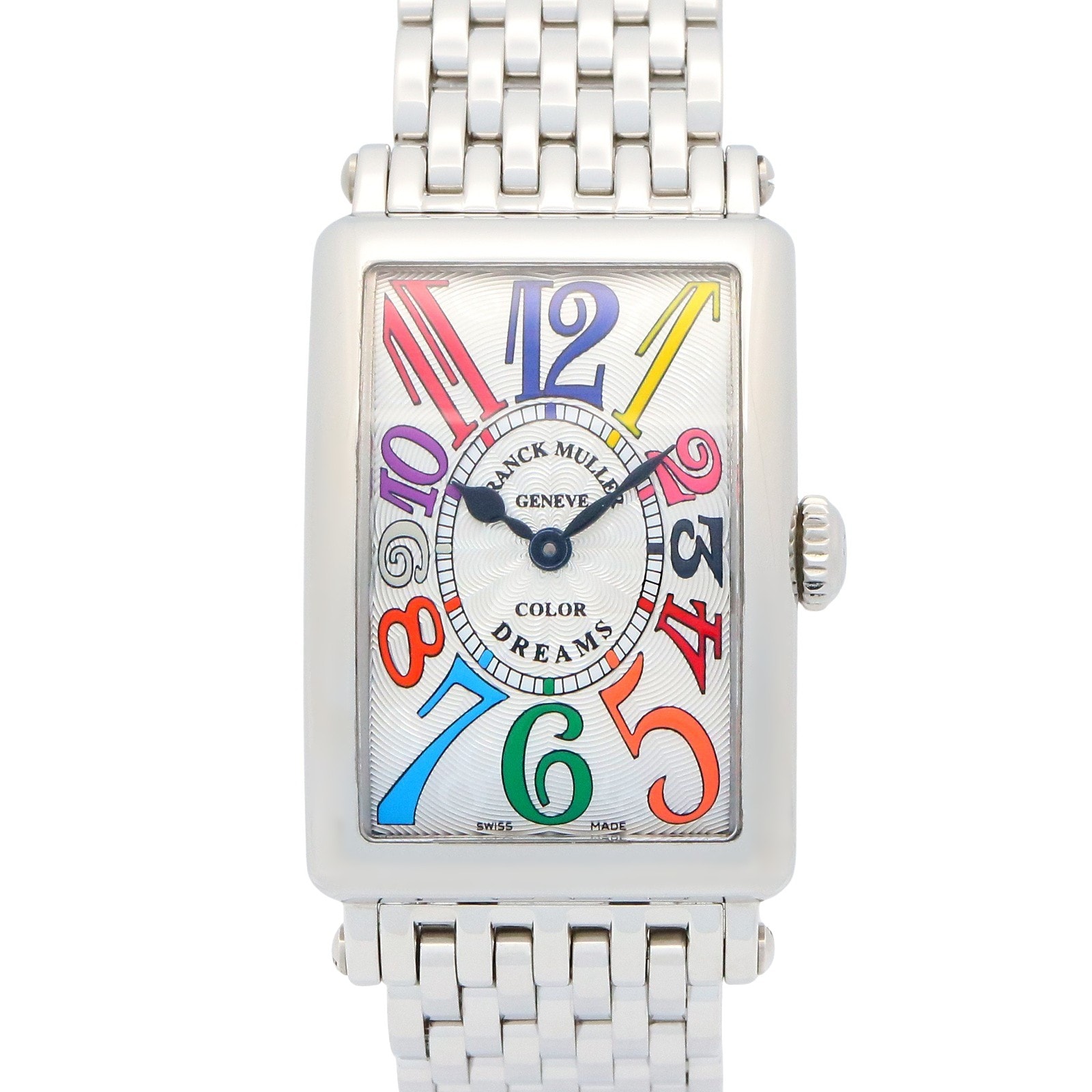 フランクミュラー FRANCK MULLER ロングアイランド カラードリーム 腕時計 時計 ステンレススチール レディース シルバー系 / マルチカラー 902QZ COL DRM 【中古】