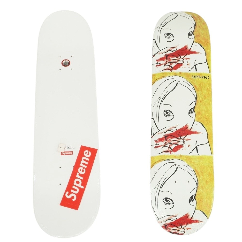【中古】シュプリーム Supreme 2019年秋冬 Nose Bleed Skateboard スケートボード デッキ スケボー イエローxホワイト【サイズ8.25 x 32】【メンズ】