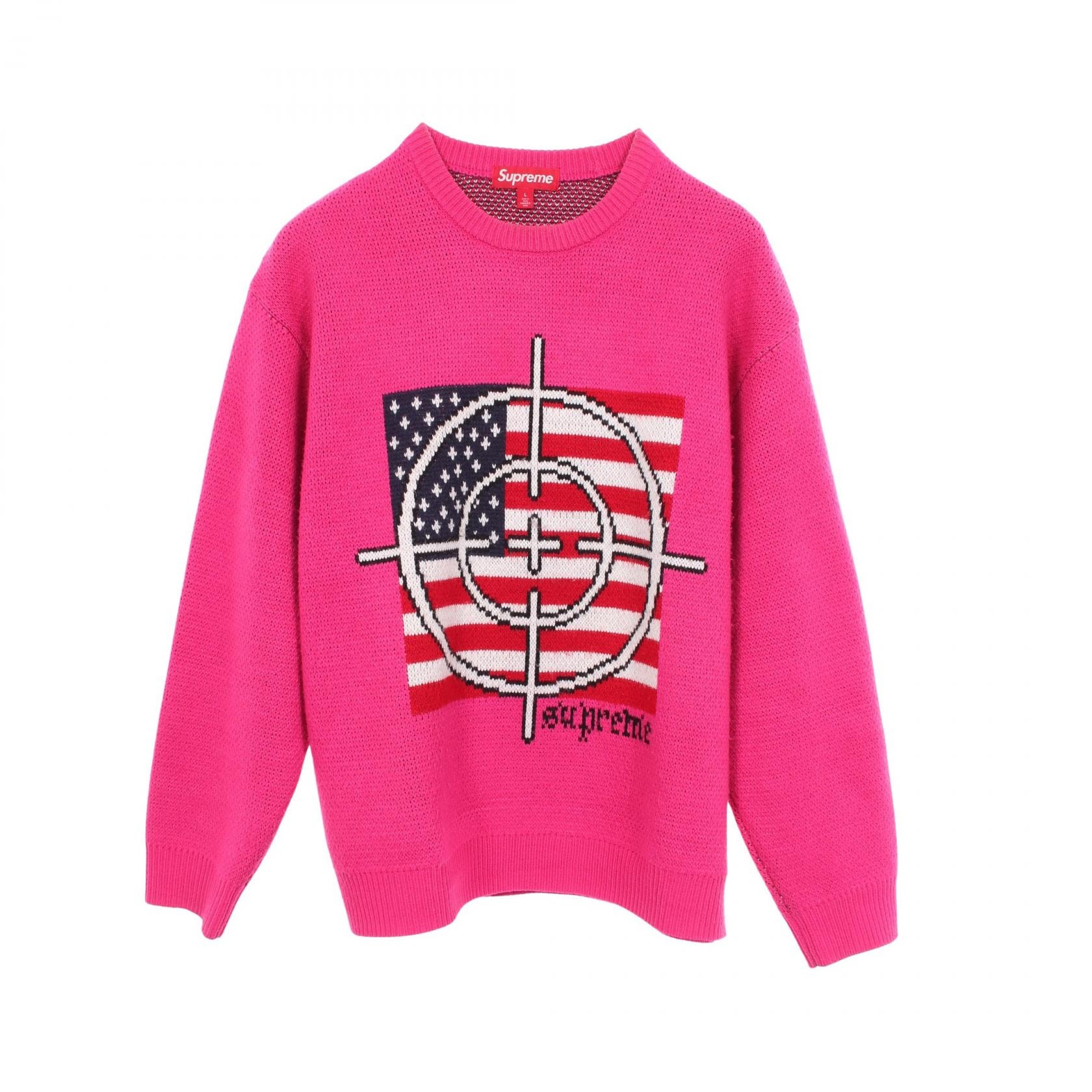 シュプリーム Supreme Target Sweater 25AW セーター 衣料品 トップス アクリル メンズ ピンク系 / ホワイト系 / マルチカラー 【中古】