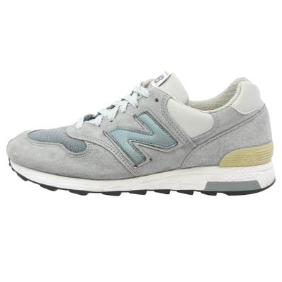 NEW BALANCE ニューバランス スニーカー M1400SB Made in USA 1400 Steel Blue スティールブルー スエード メッシュ スニーカー グレー系 ライトブルー系 26cm【中古】