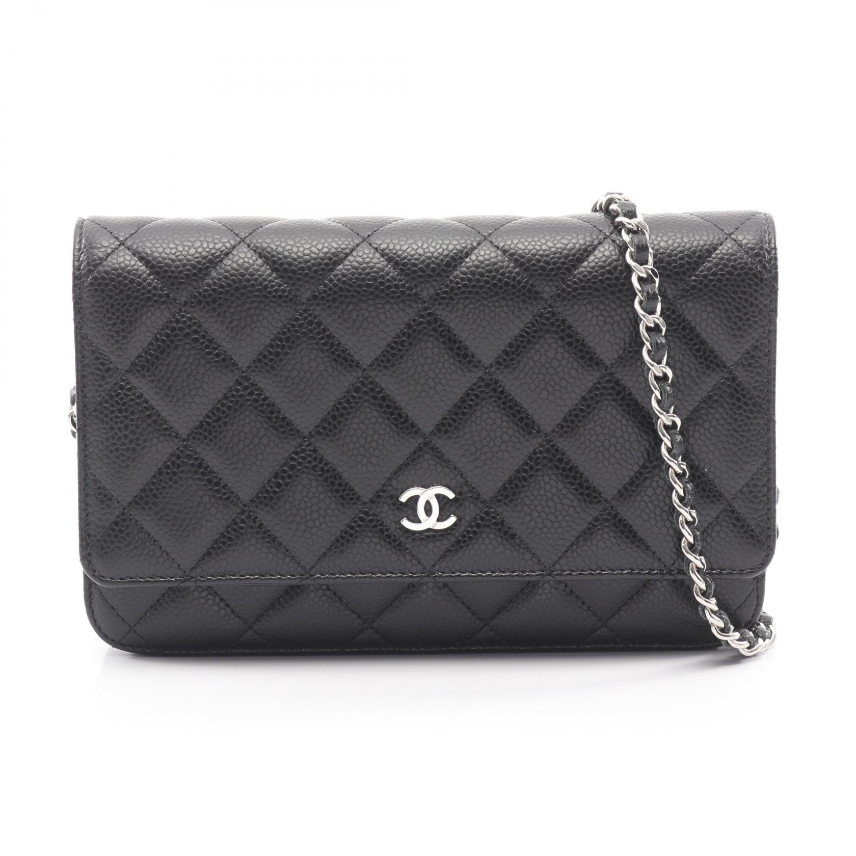 シャネル CHANEL マトラッセ ショルダーバッグ バッグ キャビアスキン(グレインドカーフ) レディース ブラック系 AP0250 【中古】