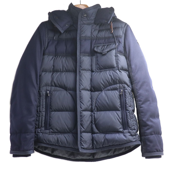 MONCLER モンクレール ライアン GIUBBOTTO ダウンジャケット ネイビー B2091439285 
1 メンズ【中古】