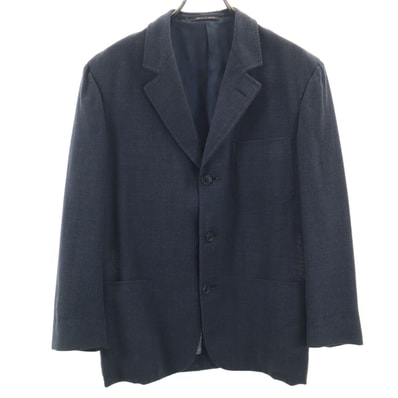 Dunhill ダンヒル イタリア製 テーラードジャケット 48 ネイビー アンコン