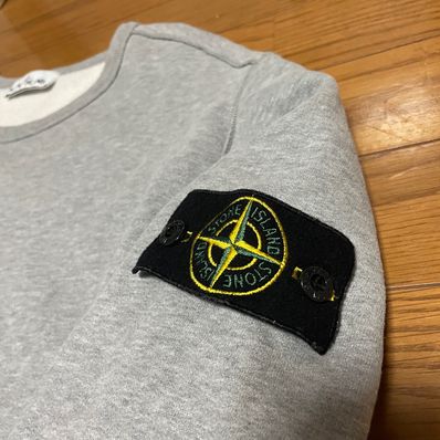 STONE ISLAND クルーナック スウェット グレー L 美品