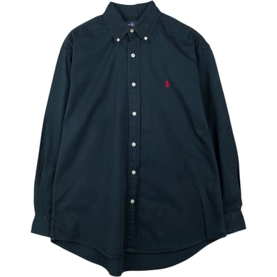 古着 ラルフローレン Ralph Lauren BLAKE 長袖 ボタンダウンシャツ メンズL相当/eaa643844