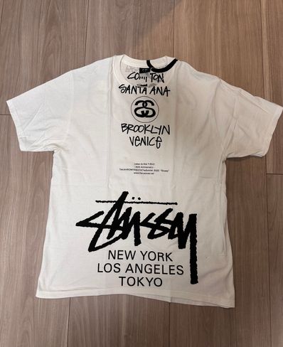 Stussy x Takahiro Miyashita The Soloist World Tour Collection T Shirt "White"