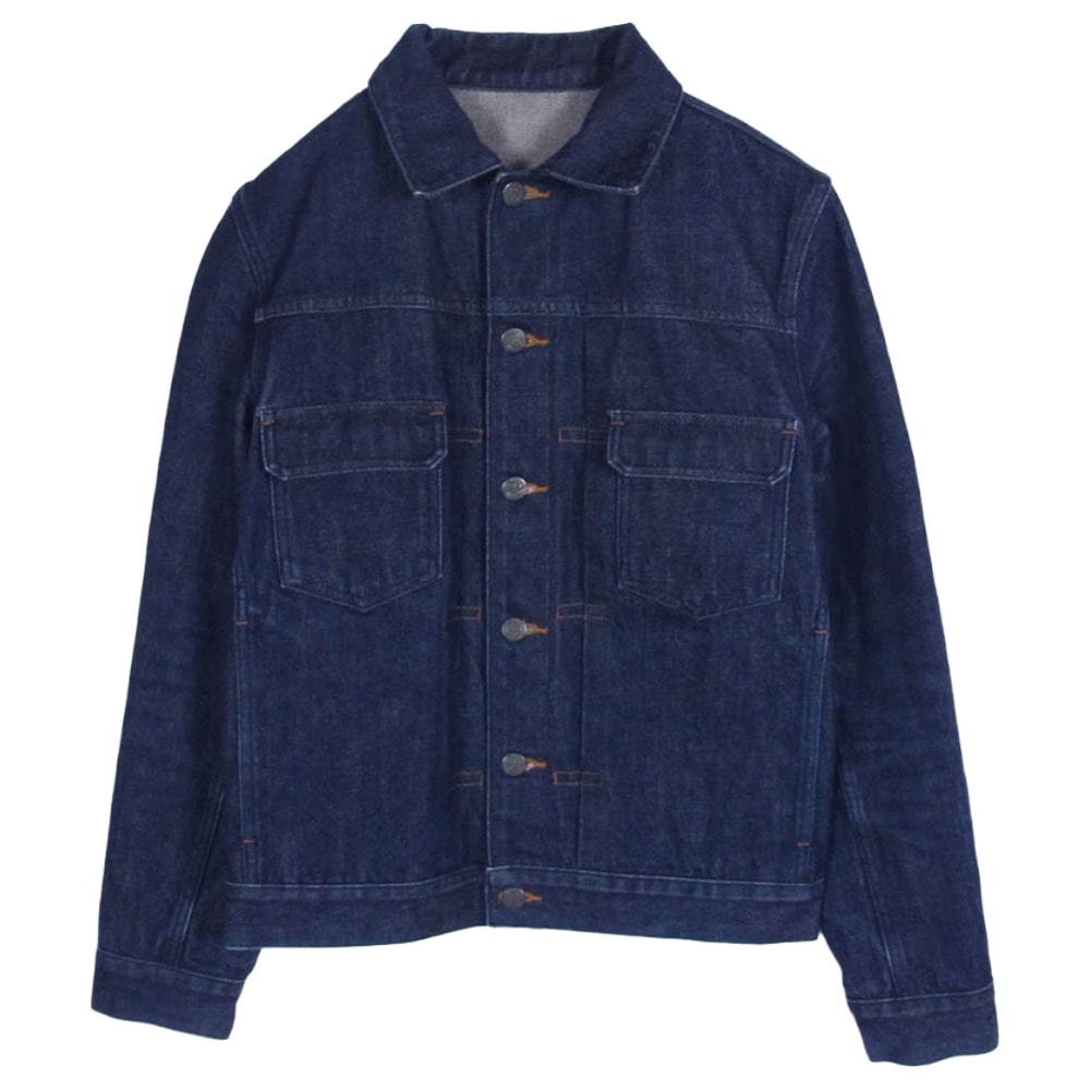A.P.C. アーペーセー デニムジャケット 2ndタイプ Gジャン デニム ジャケット インディゴブルー系 XS【中古】