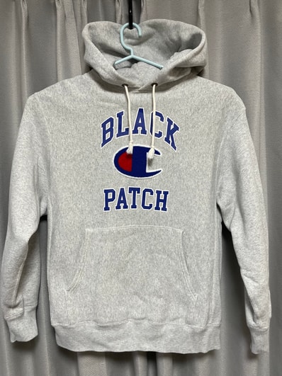 BlackEyePatch Champion Reverse Weave Hooded Sweatshirt "Silver Gray"