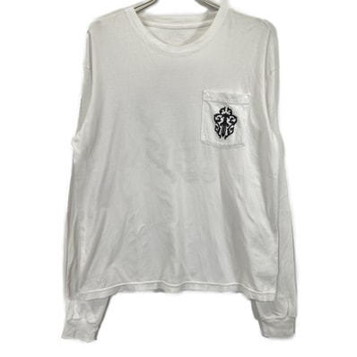 クロムハーツ ハーフダガーバッグプリントL/Sシャツ L