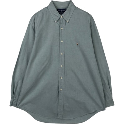 古着 ラルフローレン Ralph Lauren YORMOUTH 長袖 ボタンダウンシャツ メンズL相当/eaa477466