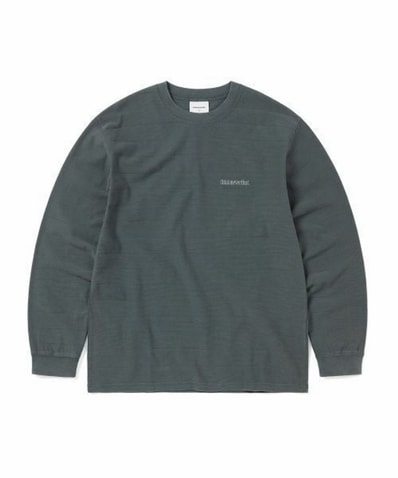 thisisneverthat Border Jacquard L/S Tee "Blue Green"