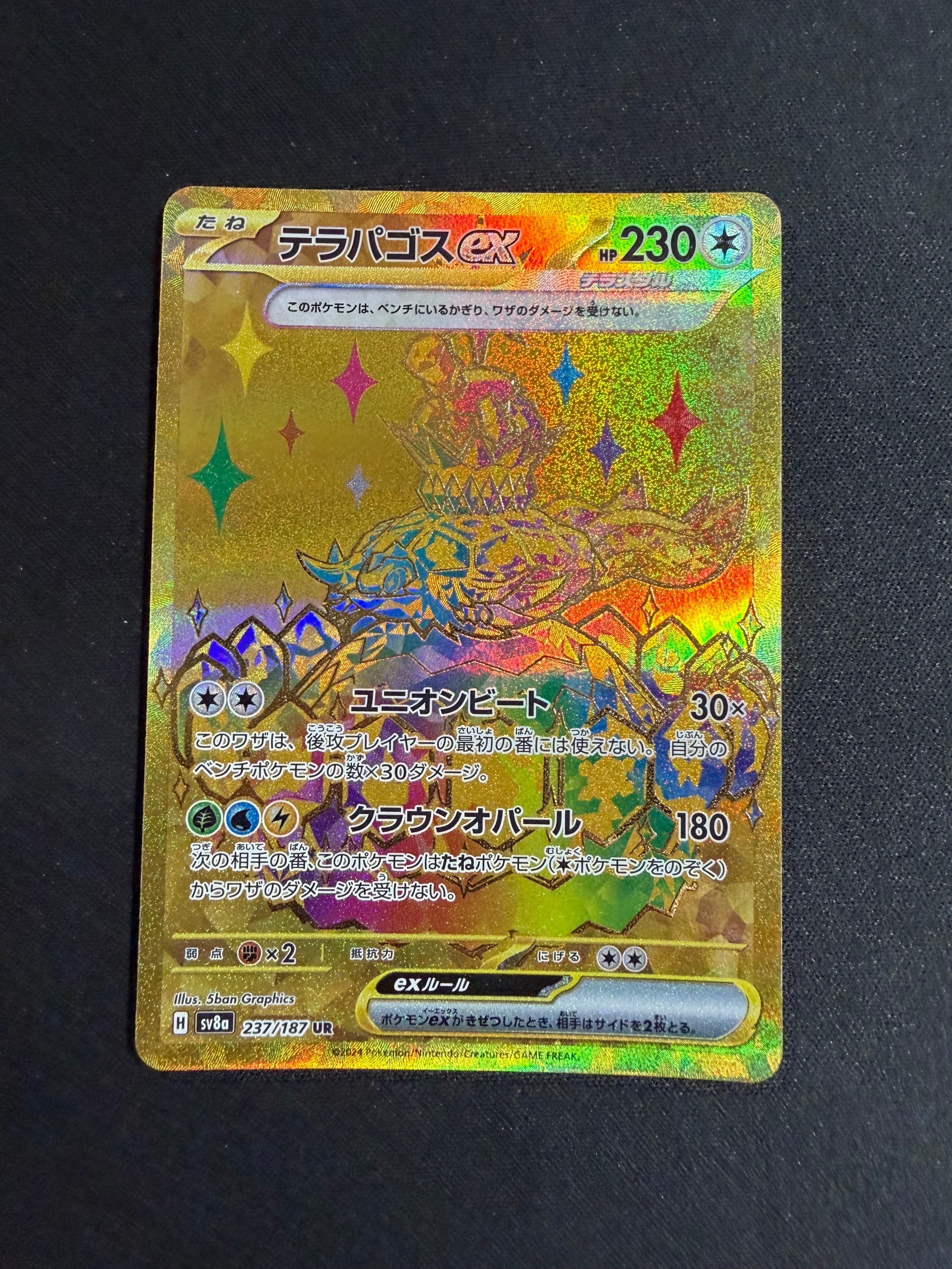 テラパゴスex UR [SV8a 237/187](ハイクラスパック「テラスタルフェスex」)