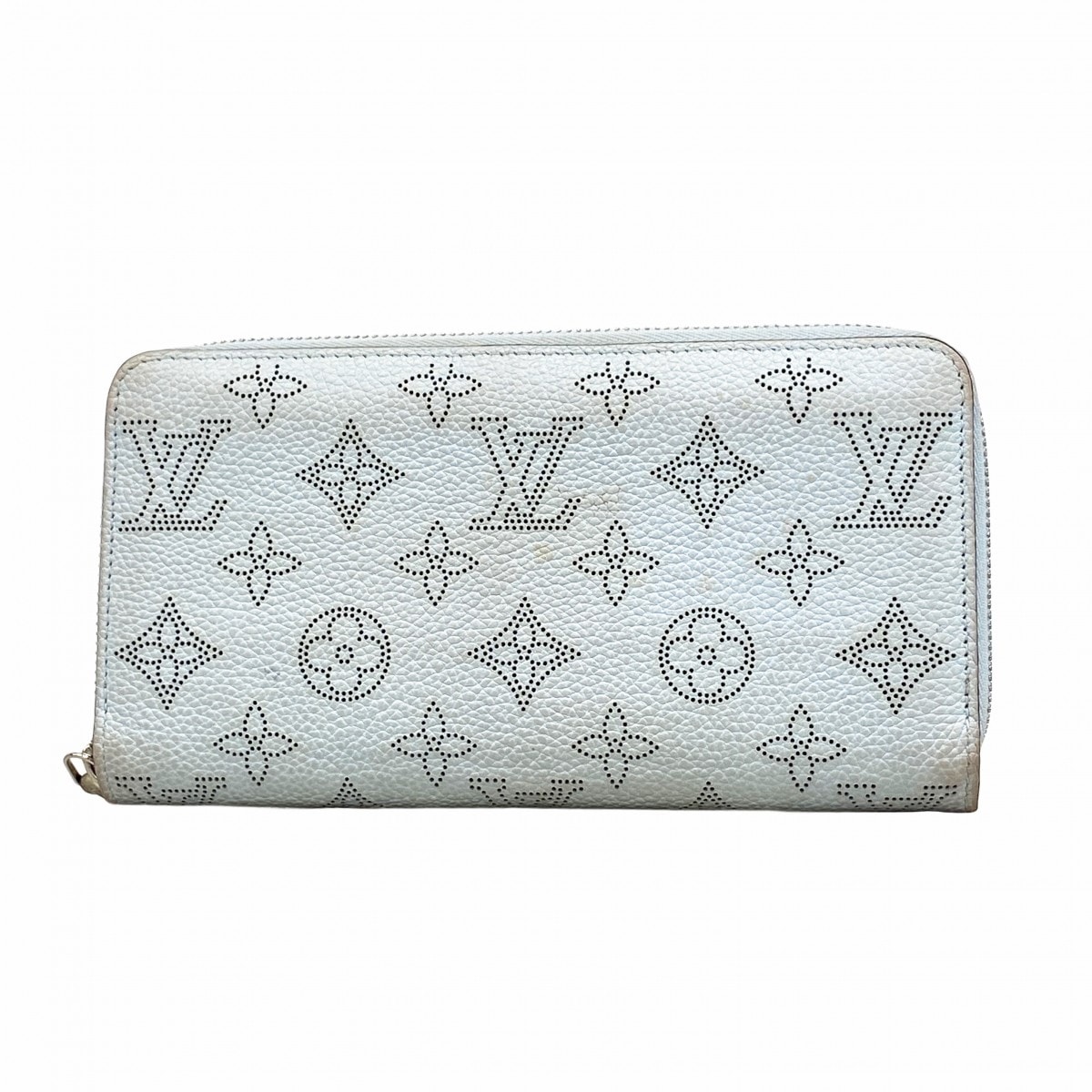 【6dd5315-k】ルイヴィトン 長財布 マヒナ ジッピーウォレット M81643 ブルーオランプ【中古】レディース