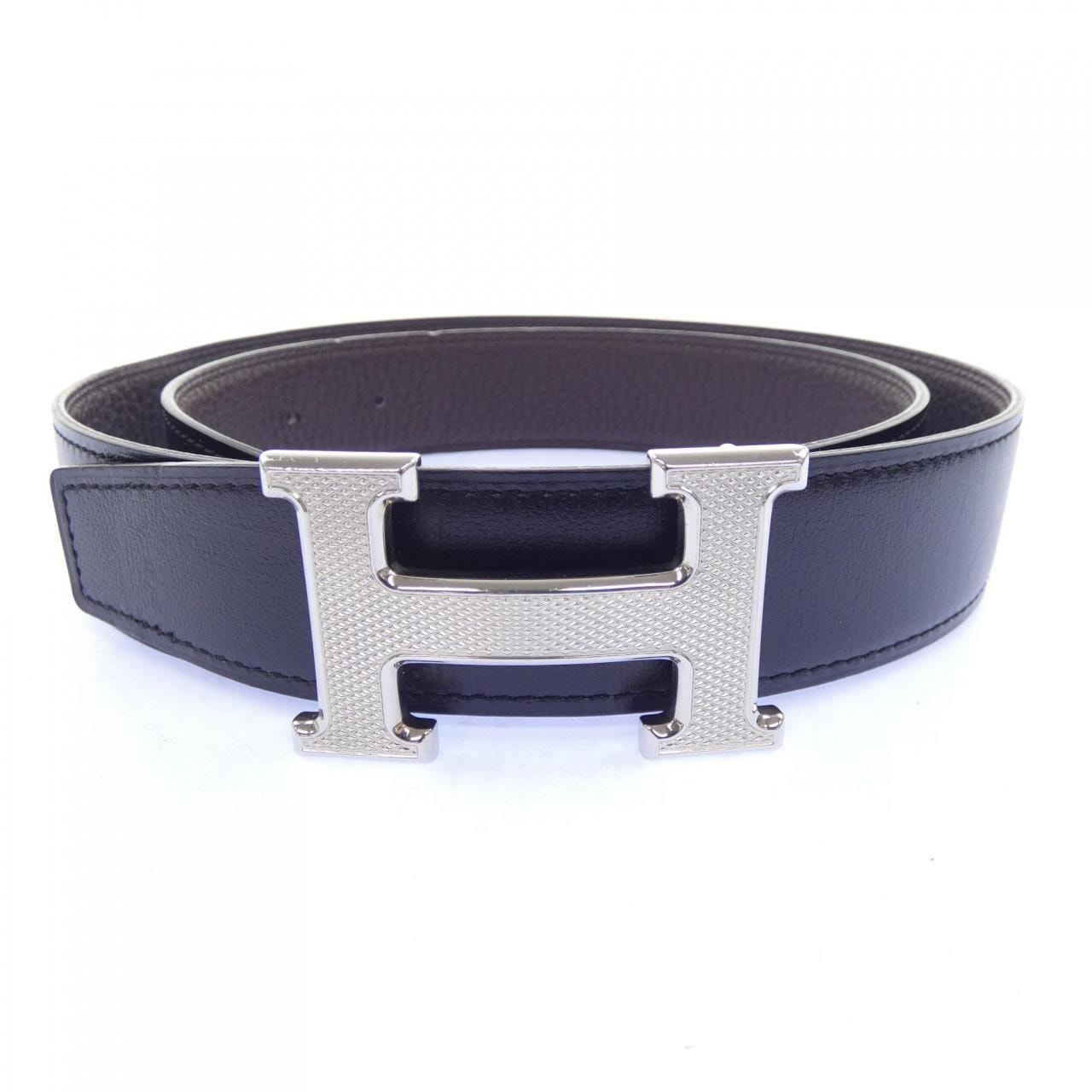 エルメス HERMES H ギヨシェ 32mm リバーシブル BELT