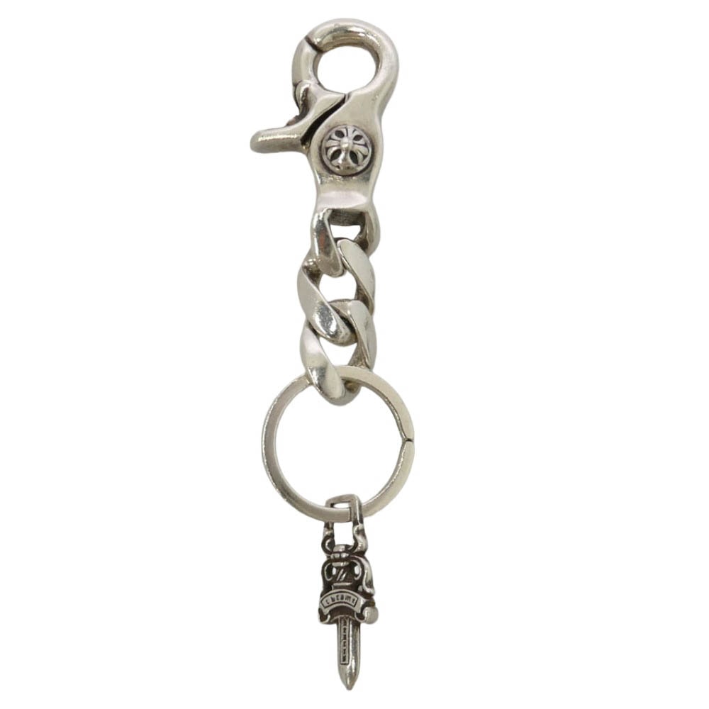 CHROME HEARTS クロムハーツ(原本無) CLP CHN CLASSIC-S ショートクラシックリンク #5ダガー キーチェーン キーリング シルバー系【中古】