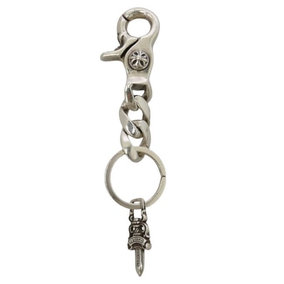 CHROME HEARTS クロムハーツ(原本無) CLP CHN CLASSIC-S ショートクラシックリンク #5ダガー キーチェーン キーリング シルバー系【中古】