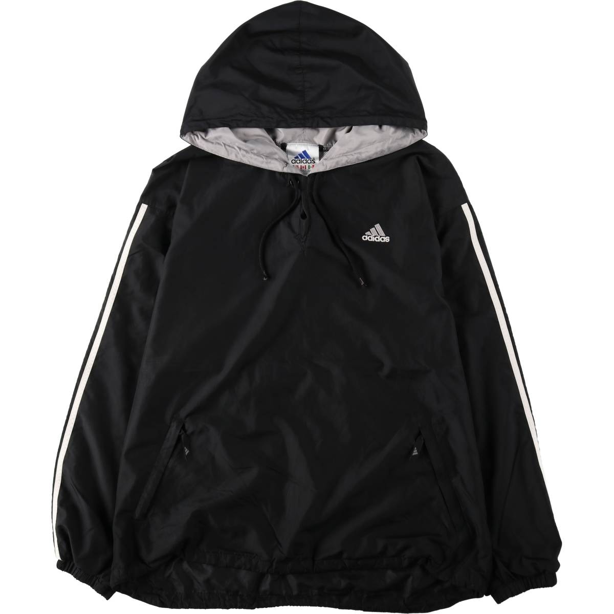古着 90年代 アディダス adidas フード付き ウォームアッププルオーバー メンズL相当 ヴィンテージ/eaa651644