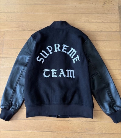 Supreme Wool Varsity Jacket "Black"