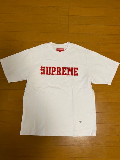 Supreme Twill Applique S/S Top "White"