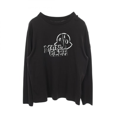 モンクレール MONCLER 長袖Tシャツ 衣料品 トップス コットン メンズ ブラック系 20918D00019 【中古】