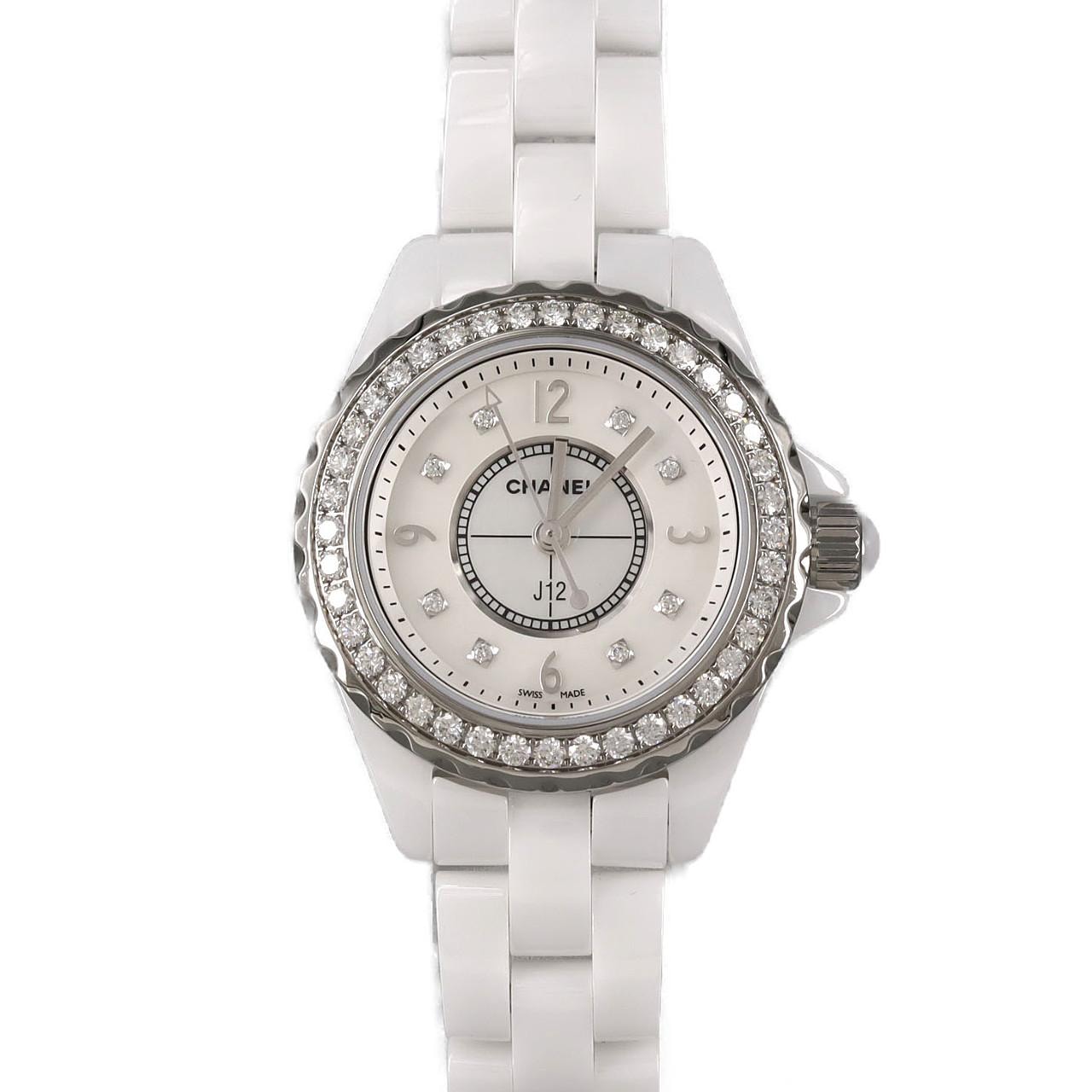 シャネル J12 29mmセラミック/D・8P H2572 セラミック クォーツ