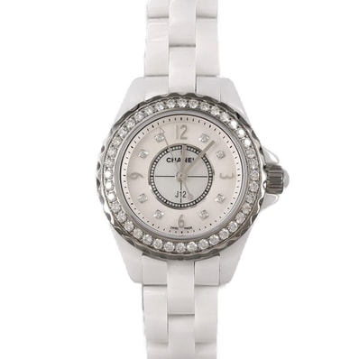 シャネル J12 29mmセラミック/D・8P H2572 セラミック クォーツ