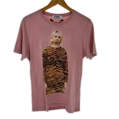 Hysteric Glamour ヒステリックグラマー Tシャツ SIZE M 古着 4CT-5192 ピンク