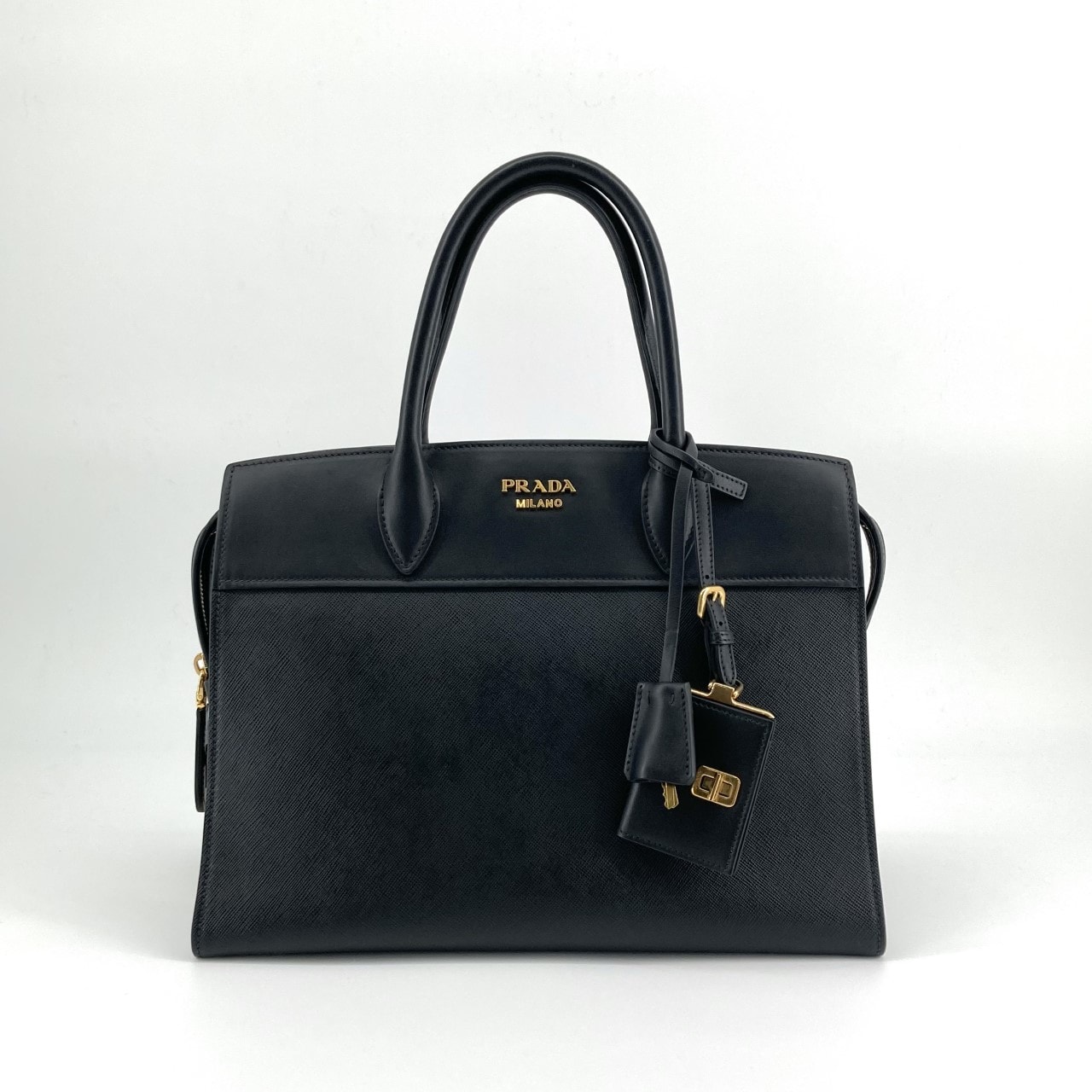 PRADA(プラダ) エスプラナード ネロ サフィアーノレザー 2WAY 1BA047 ハンドバッグ ブラック
