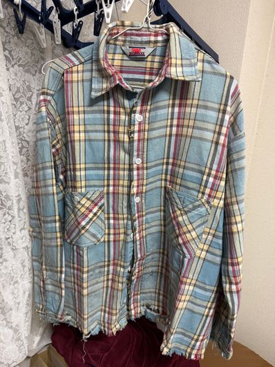 SAINT Mxxxxxx x Lastman LM_Flannel Shirt "Multi"