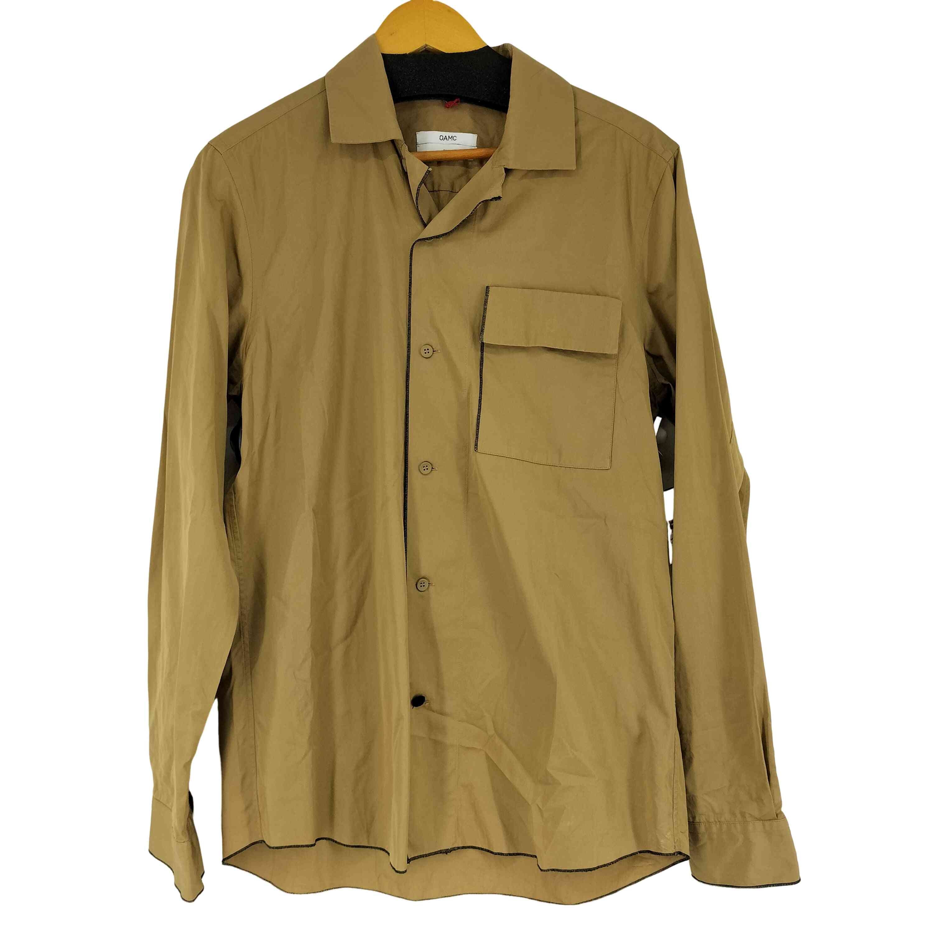 ロックステッチパイピングコットンシャツ【1138544343730】