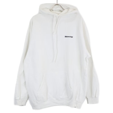 バレンシアガ 【国内正規】578135 BBロゴ刺繍 プルオーバー 裏起毛パーカー/ XS