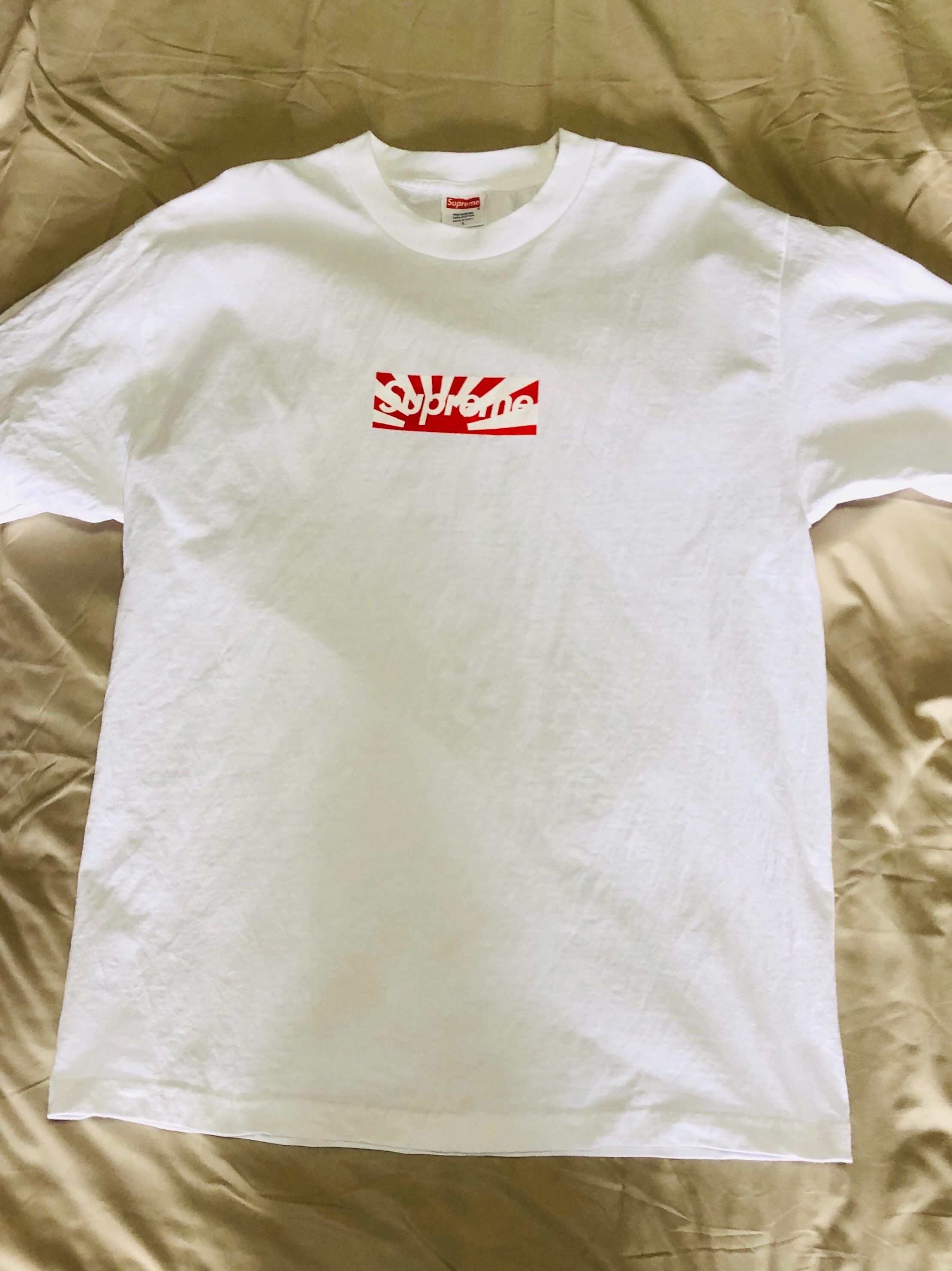 Supreme Benefit Box Logo Tee "White"