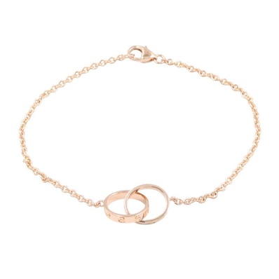 カルティエ CARTIER ベビーラブブレス ブレスレット アクセサリー K18PG(ピンクゴールド) レディース ゴールド系 B6027000 【中古】