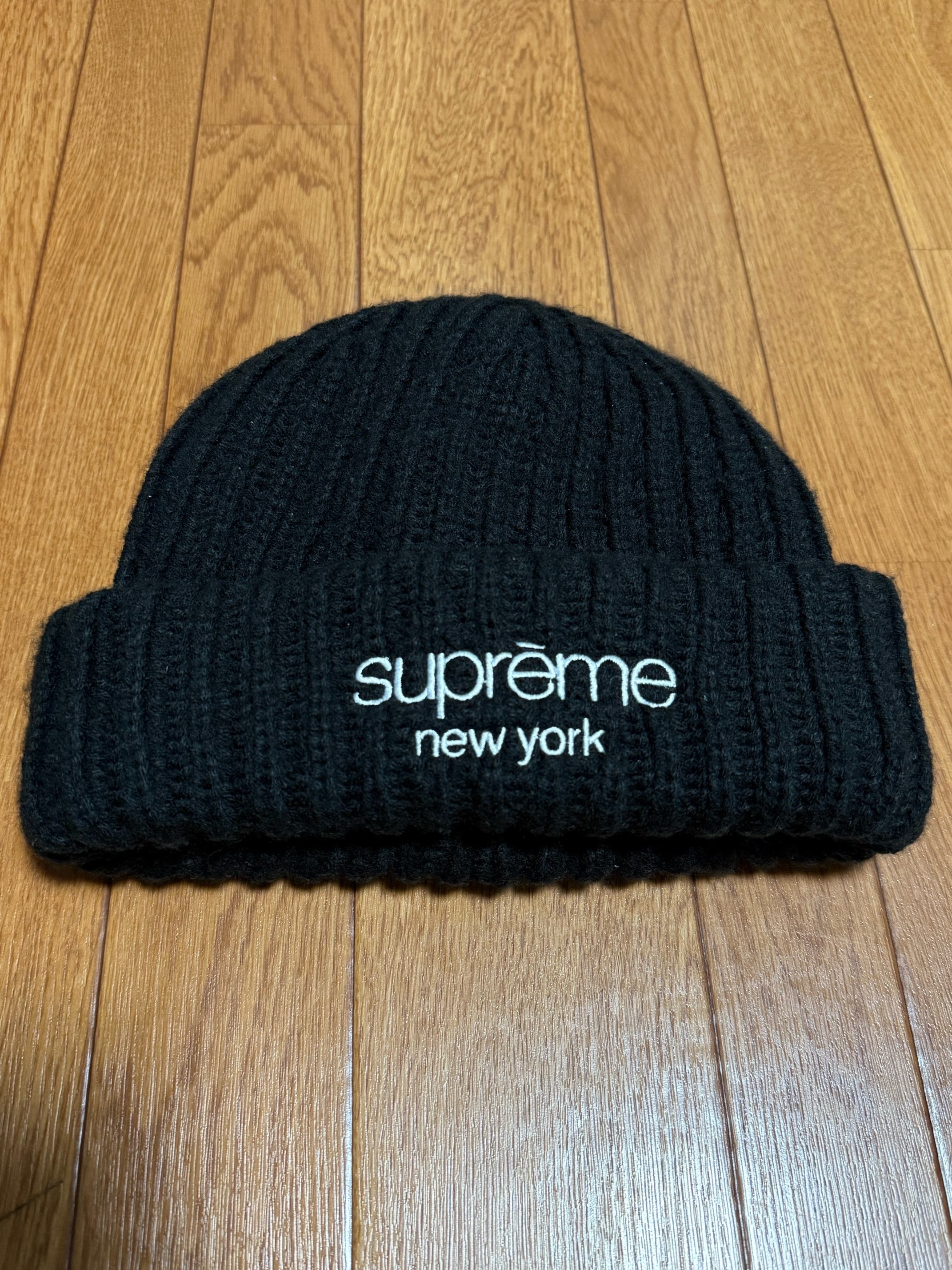 Supreme Classic Logo Chunky Ribbed Beanie 