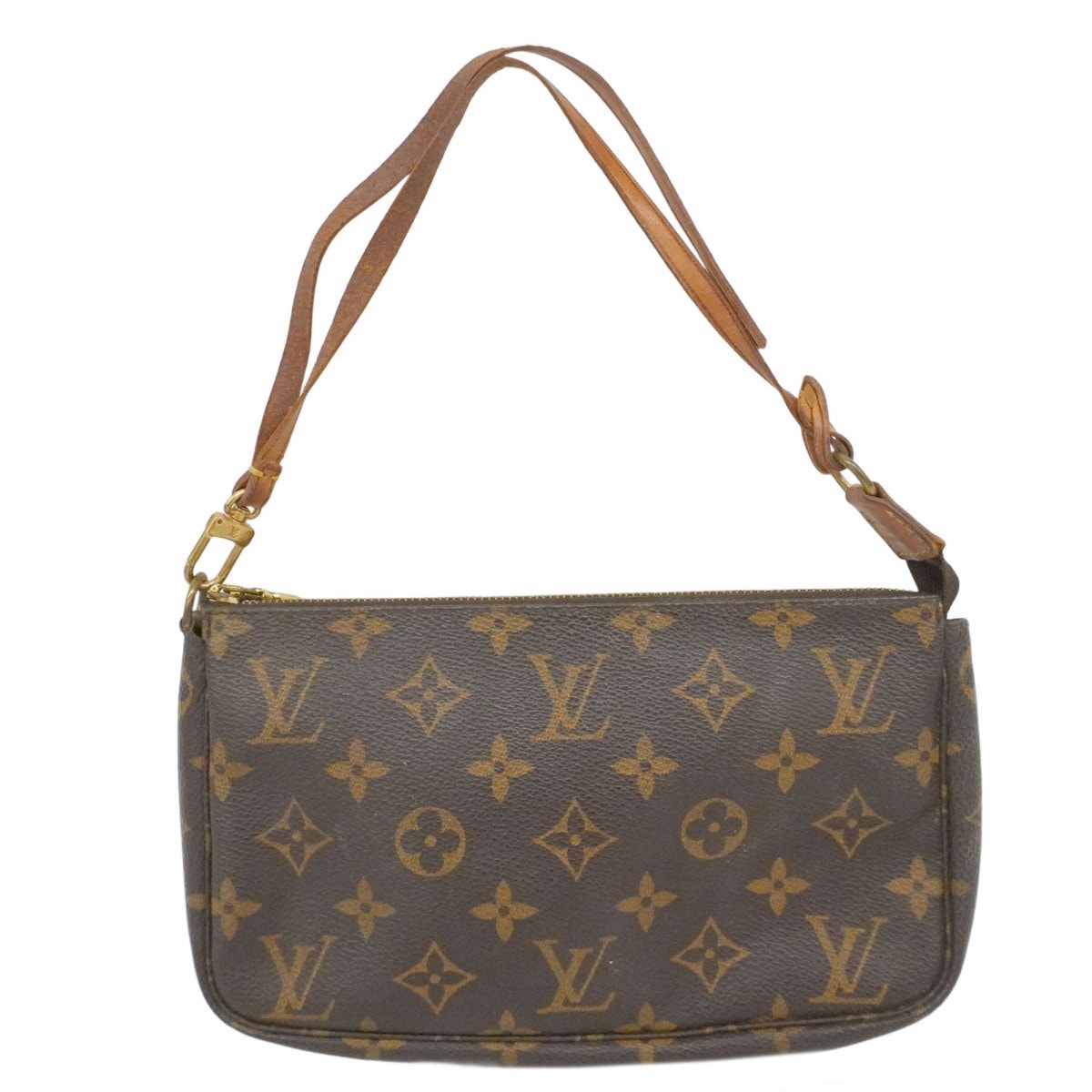 【6dd5240】ルイヴィトン ポーチ モノグラム ポシェットアクセソワール M51980 ブラウン【中古】レディース