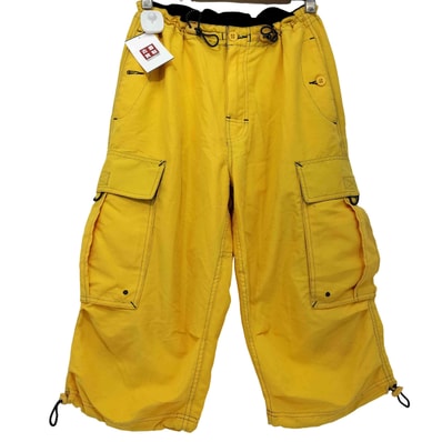 00s Y2K OLD 裾ドローコード カーゴショーツ ハーフパンツ【1142087707133】