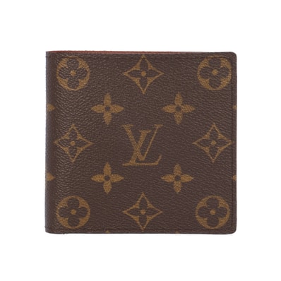 ルイヴィトン ポルトフォイユ マルコ モノグラム 二つ折り財布 モノグラムキャンバス M61675 メンズ LOUIS VUITTON 中古