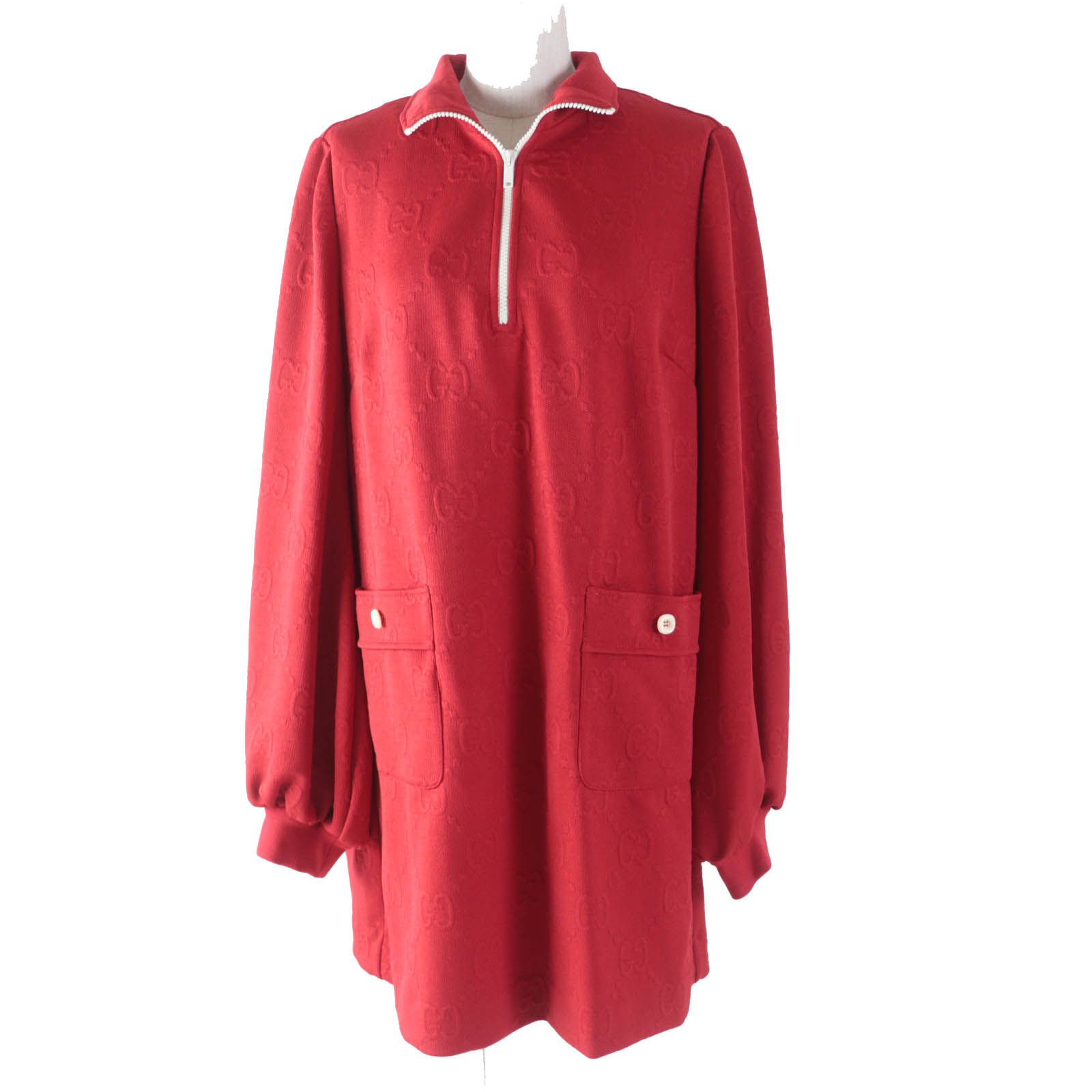 グッチ
 ワンピース レッド レディース M 653412