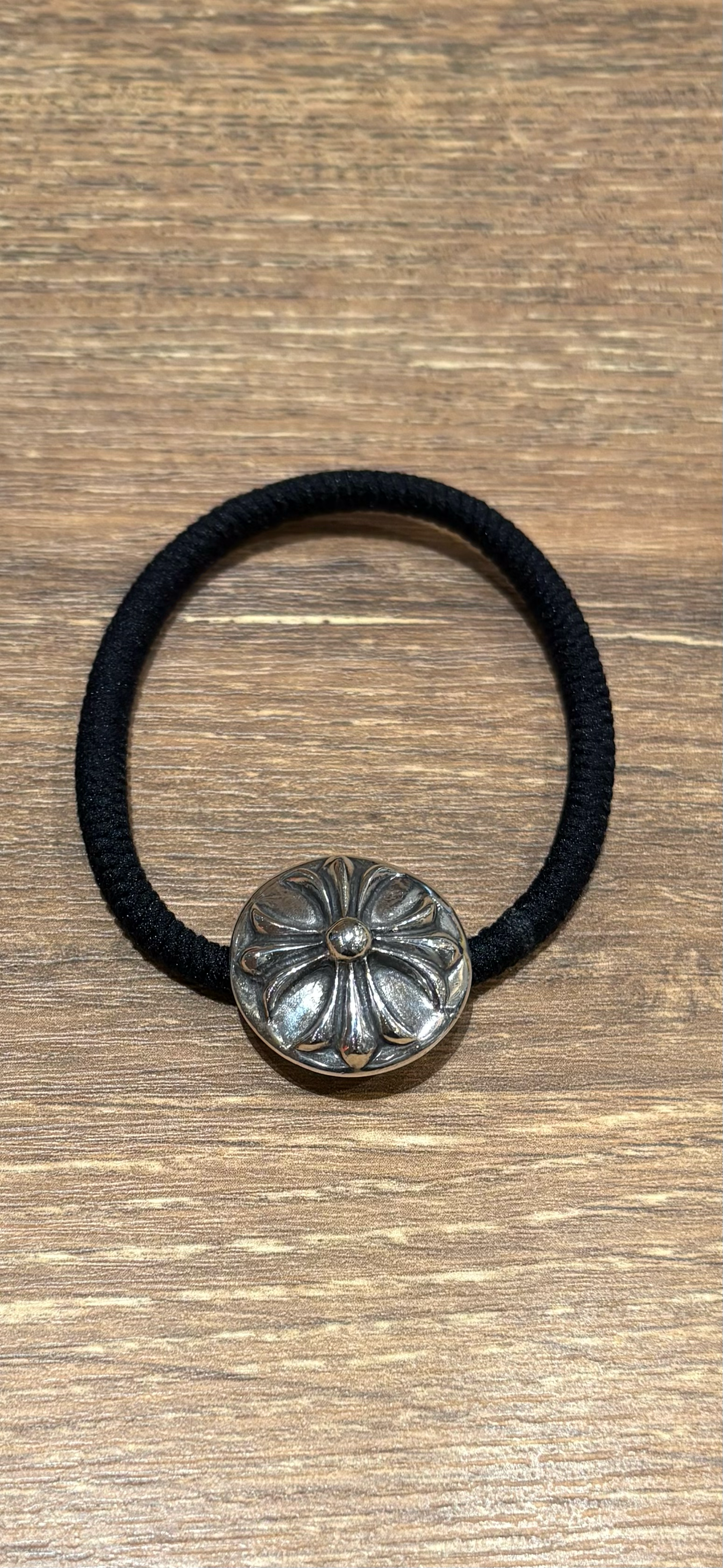 Chrome Hearts Cross Ball Hair Band "Black"