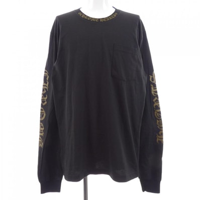 Chrome Hearts Army Green Neck Logo L/S T-Shirt "Black/Army Green"