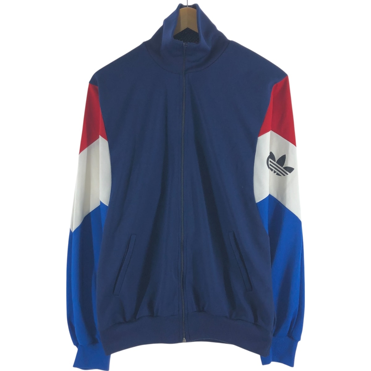 古着 70~80年代 アディダス adidas トリコロールカラー ジャージ トラックジャケット メンズM相当 ヴィンテージ /evb029632 【中古】 【250706】/evb029632