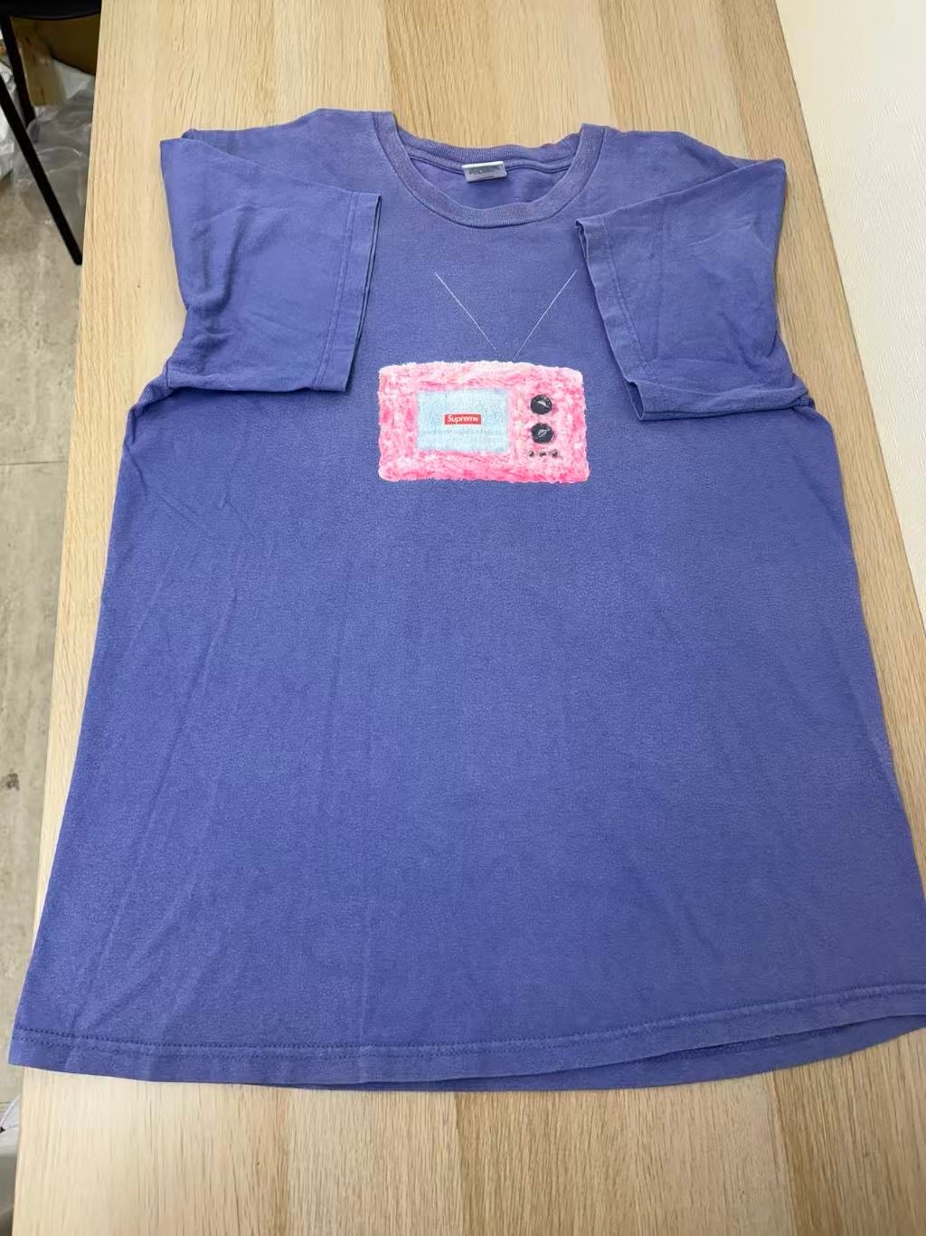 Supreme TV Tee "Pale Blue"