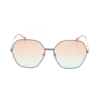 グッチ GUCCI ヘキサゴン サングラス 衣料品 メタル レディース ブラウン系 GG1335S004 【新品】