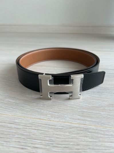 Hermes Reversible Belt "Black/Brown"